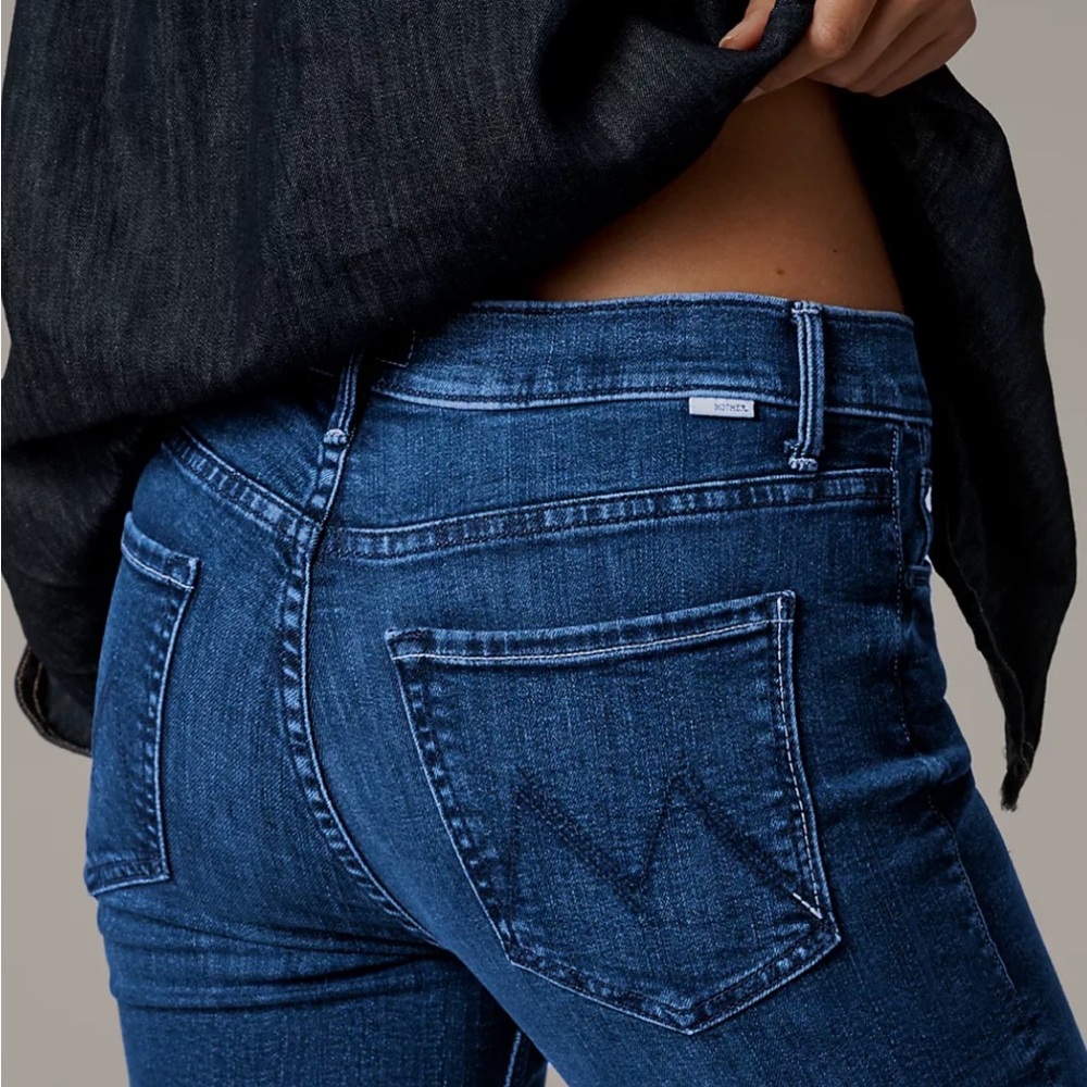 Mother Mid- Rise Dazzler Ankle Jeans